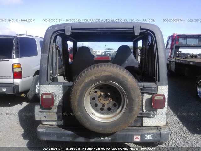 1J4FY19SXWP735821 - 1998 JEEP WRANGLER / TJ SPORT BLACK photo 8