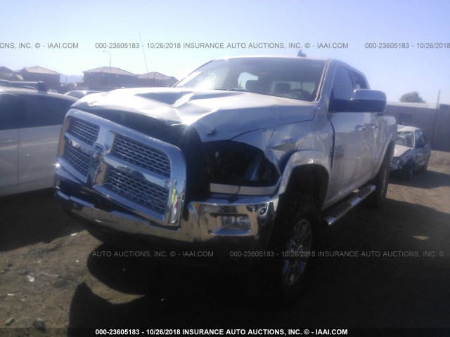 3C6UR5FL5GG178554 - 2016 RAM 2500 LARAMIE SILVER photo 2