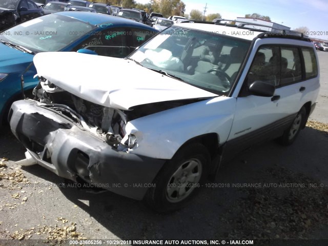 JF1SF63531H706521 - 2001 SUBARU FORESTER L WHITE photo 2