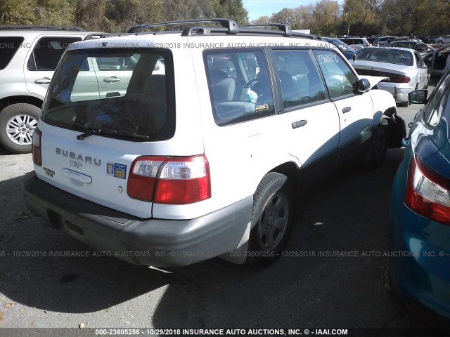 JF1SF63531H706521 - 2001 SUBARU FORESTER L WHITE photo 4