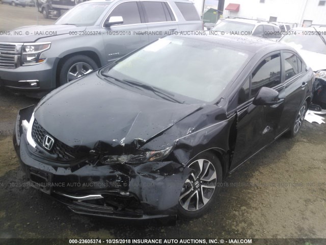 19XFB2F98DE277823 - 2013 HONDA CIVIC EXL 黑色 照片 2