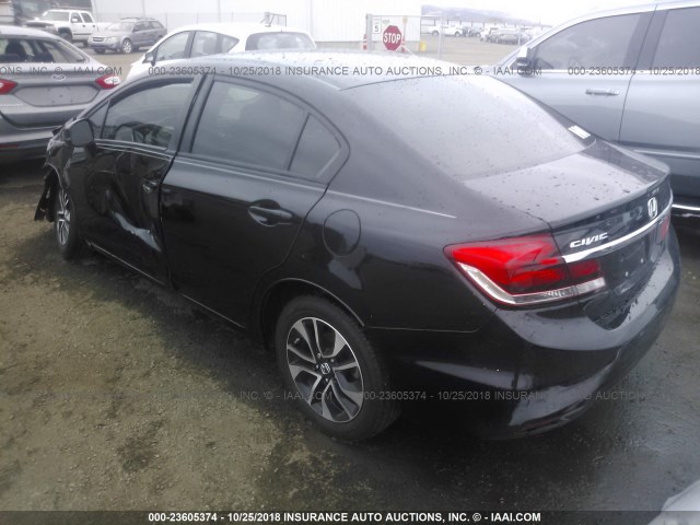19XFB2F98DE277823 - 2013 HONDA CIVIC EXL 黑色 照片 3