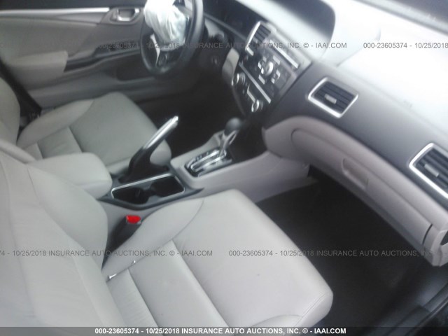 19XFB2F98DE277823 - 2013 HONDA CIVIC EXL 黑色 照片 5