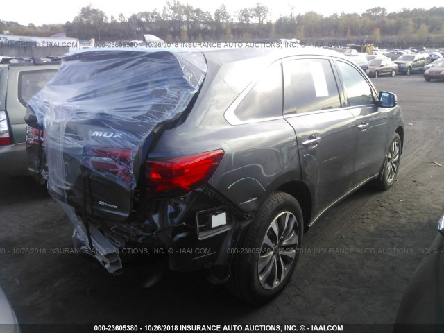 5FRYD4H45GB035858 - 2016 ACURA MDX TECHNOLOGY Navy photo 4