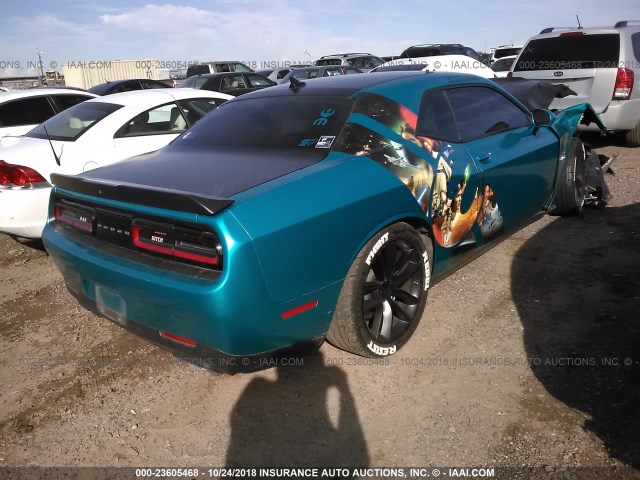 2C3CDZFJ4FH700795 - 2015 DODGE CHALLENGER R/T SCAT PACK BLUE photo 4