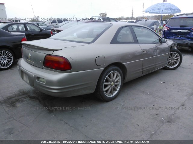 4C3AU52N9XE129210 - 1999 CHRYSLER SEBRING LXI GOLD photo 4