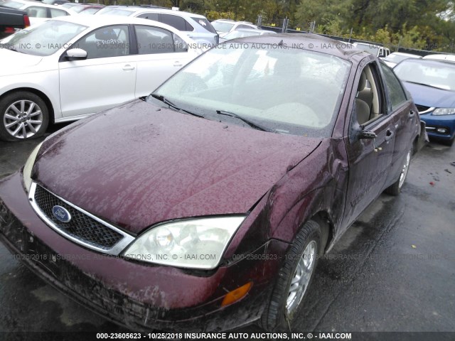 1FAFP34NX7W111844 - 2007 FORD FOCUS ZX4/S/SE/SES MAROON photo 2