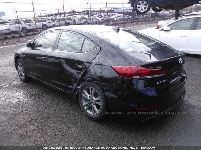 5NPD84LF4HH078815 - 2017 HYUNDAI ELANTRA SE/VALUE/LIMITED BLACK photo 3