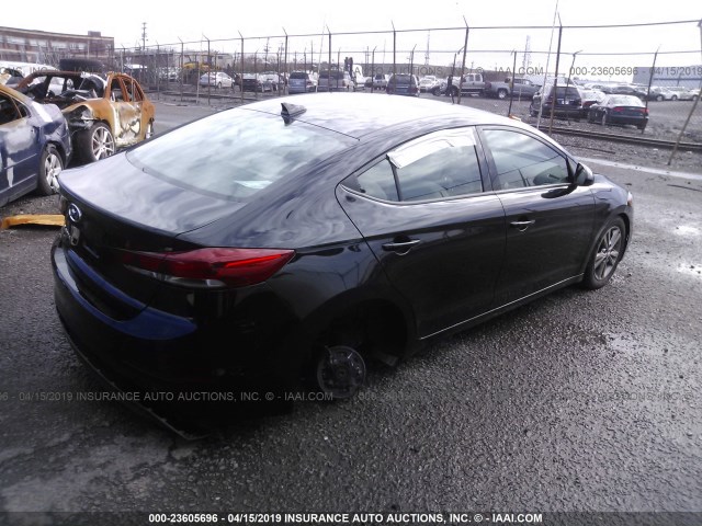 5NPD84LF4HH078815 - 2017 HYUNDAI ELANTRA SE/VALUE/LIMITED BLACK photo 4