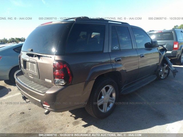 1GNDS13SX82100161 - 2008 CHEVROLET TRAILBLAZER LS/LT BROWN photo 4