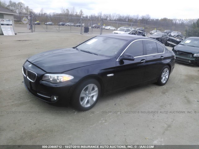 WBAXH5C56DD112180 - 2013 BMW 528 XI BLACK photo 2