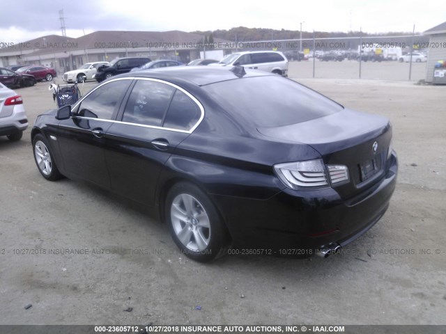 WBAXH5C56DD112180 - 2013 BMW 528 XI BLACK photo 3