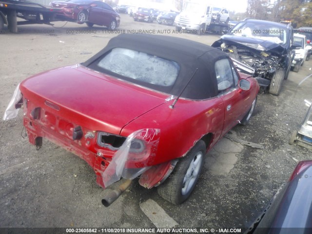 JM1NA3517P0411962 - 1993 MAZDA MX-5 MIATA RED photo 4