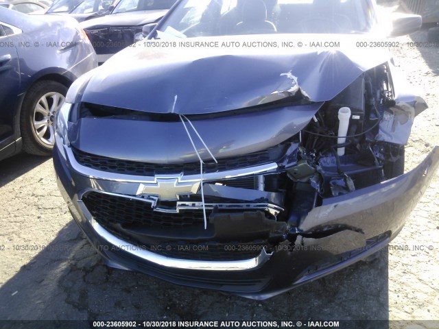 1G11B5SL1FF224718 - 2015 CHEVROLET MALIBU LS 蓝色 照片 6