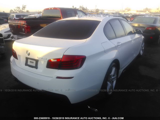 WBA5B1C53GG131757 - 2016 BMW 535 I WHITE photo 4