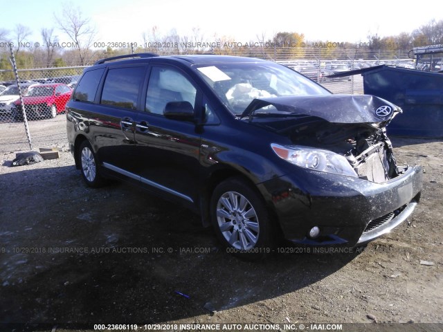 5TDDK3DC0GS129106 - 2016 TOYOTA SIENNA XLE/LIMITED BLACK photo 1