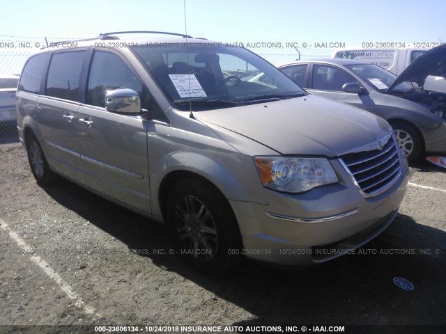 2A8HR64X58R745873 - 2008 CHRYSLER TOWN & COUNTRY LIMITED GOLD photo 1