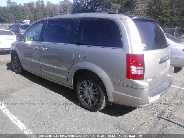 2A8HR64X58R745873 - 2008 CHRYSLER TOWN & COUNTRY LIMITED GOLD photo 3