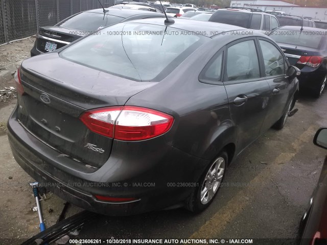 3FADP4BJ6FM224718 - 2015 FORD FIESTA SE GRAY photo 4