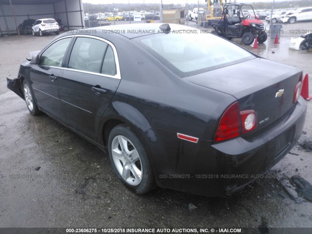 1G1ZB5E09CF264187 - 2012 CHEVROLET MALIBU LS 黑色 照片 3