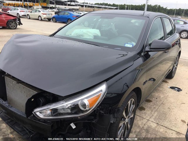 KMHH35LEXJU008871 - 2018 HYUNDAI ELANTRA GT BLACK photo 14