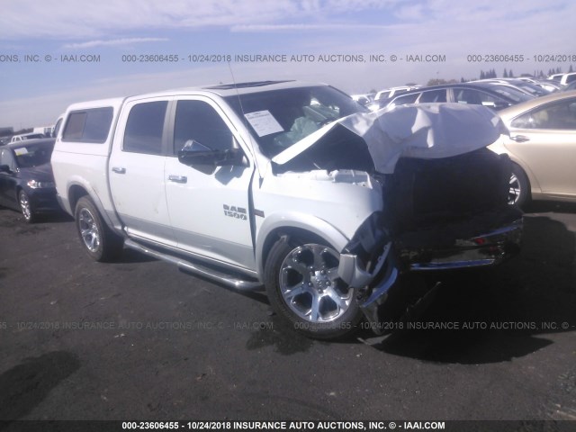 1C6RR7NT6DS683557 - 2013 RAM 1500 LARAMIE WHITE photo 1