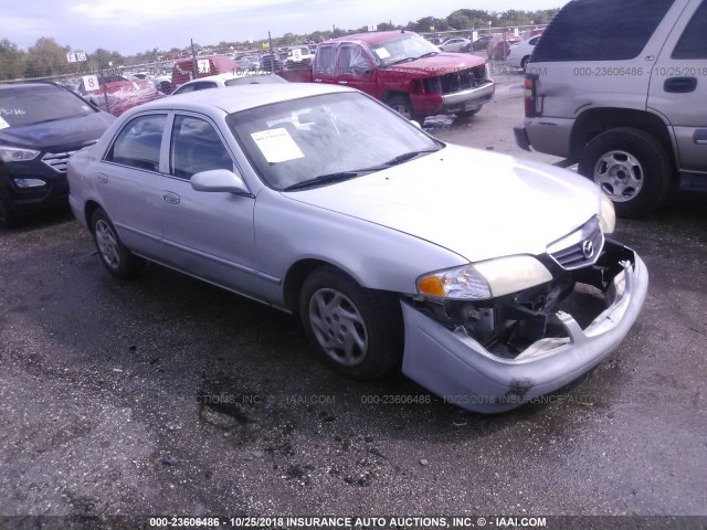 1YVGF22C5Y5114178 - 2000 MAZDA 626 ES/LX SILVER photo 1