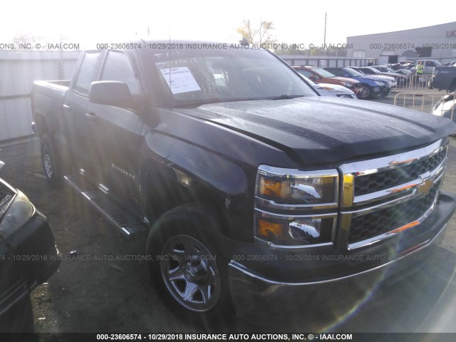 1GCRCPEH5EZ276716 - 2014 CHEVROLET SILVERADO C1500 BLACK photo 1