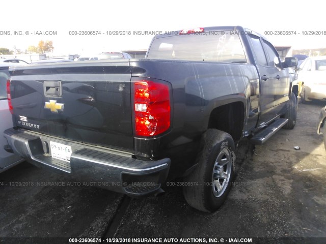 1GCRCPEH5EZ276716 - 2014 CHEVROLET SILVERADO C1500 BLACK photo 4