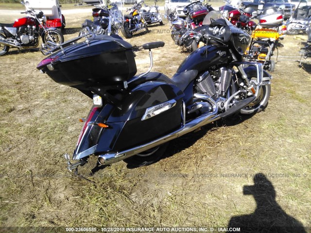 5VPDB36N5B3000319 - 2011 VICTORY MOTORCYCLES CROSS COUNTRY STANDARD BLACK photo 4