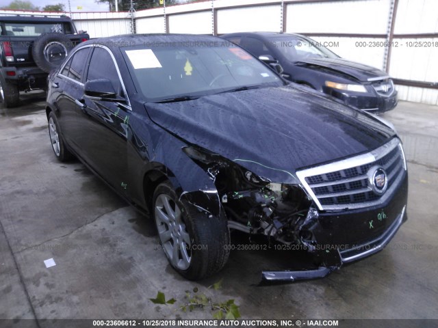 1G6AB5RAXE0119210 - 2014 CADILLAC ATS LUXURY BLACK photo 1