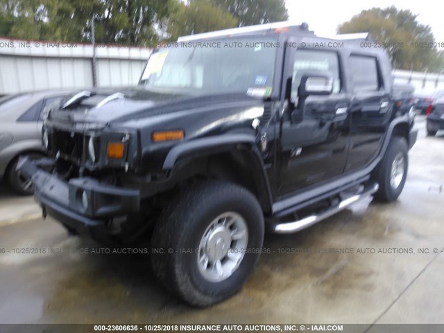 5GRGN22U77H112770 - 2007 HUMMER H2 SUT BLACK photo 2