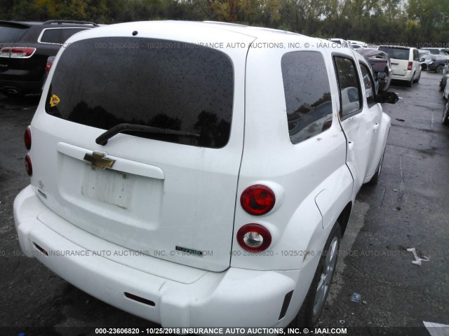 3GNBAAFW7BS646629 - 2011 CHEVROLET HHR LS WHITE photo 4