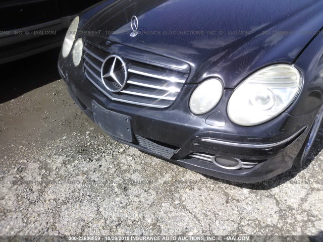 WDBUF56X17B003374 - 2007 MERCEDES-BENZ E 350 BLACK photo 6