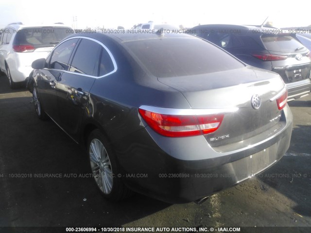 1G4PP5SK5E4126372 - 2014 BUICK VERANO BLACK photo 3