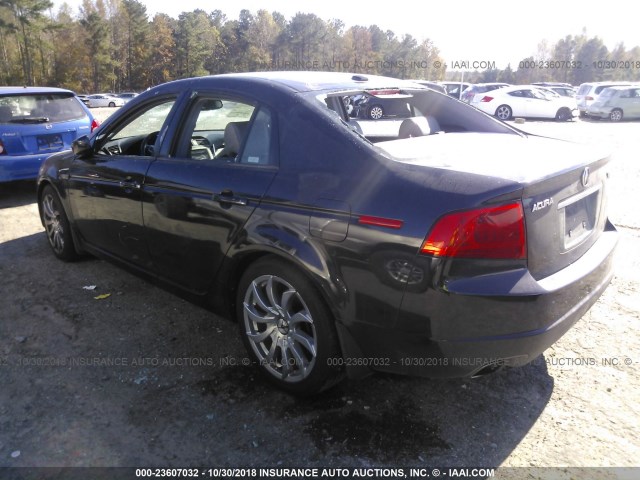 19UUA66204A033950 - 2004 ACURA TL BLUE photo 3