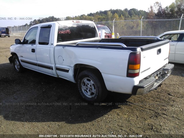 2GCEC19V8Y1374129 - 2000 CHEVROLET SILVERADO C1500 WHITE photo 3