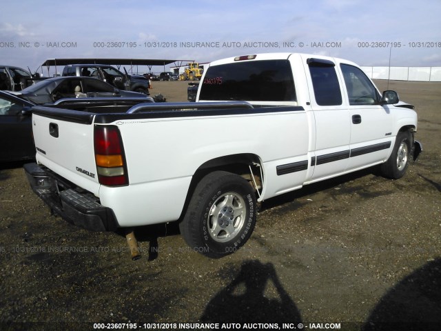 2GCEC19V8Y1374129 - 2000 CHEVROLET SILVERADO C1500 WHITE photo 4