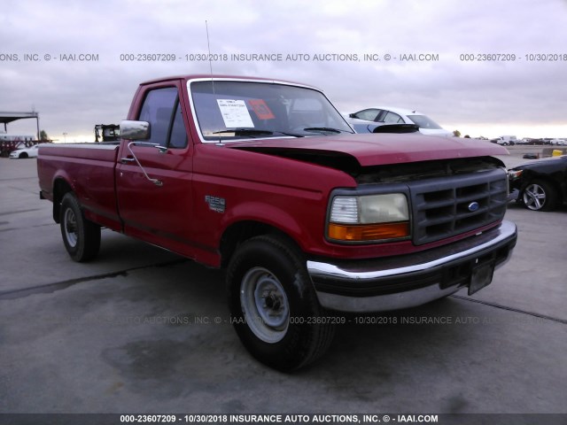 2FTHF25F8SCA53776 - 1995 FORD F250 RED photo 1