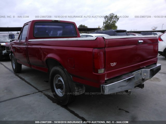 2FTHF25F8SCA53776 - 1995 FORD F250 RED photo 3
