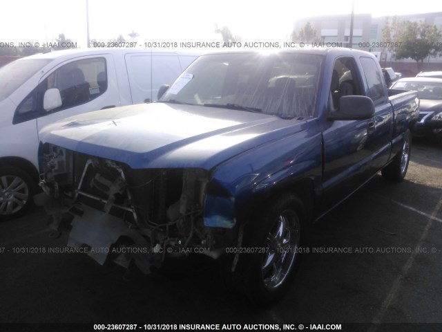 2GCEC19V231179507 - 2003 CHEVROLET SILVERADO C1500 BLUE photo 2