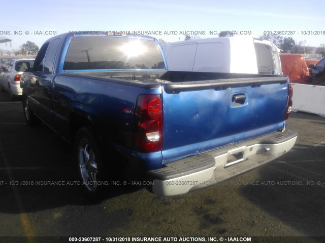 2GCEC19V231179507 - 2003 CHEVROLET SILVERADO C1500 BLUE photo 3