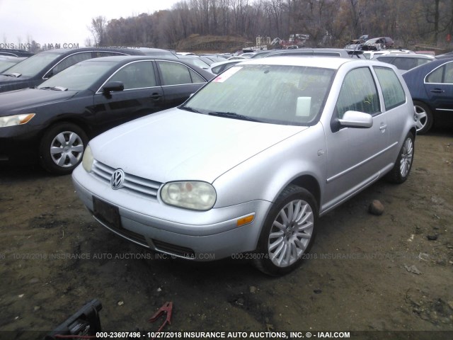 9BWDH61J744001770 - 2004 VOLKSWAGEN GTI VR6 SILVER photo 2