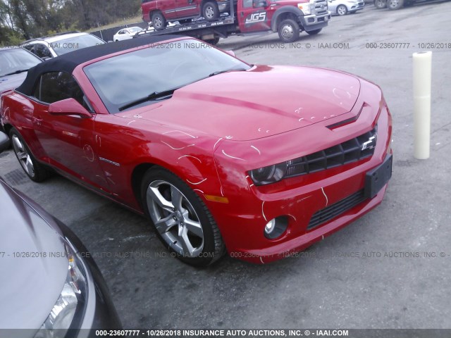 2G1FK3DJ6B9188937 - 2011 CHEVROLET CAMARO 2SS RED photo 1