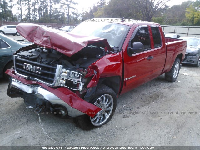 2GTEC19C981211651 - 2008 GMC SIERRA C1500 RED photo 2