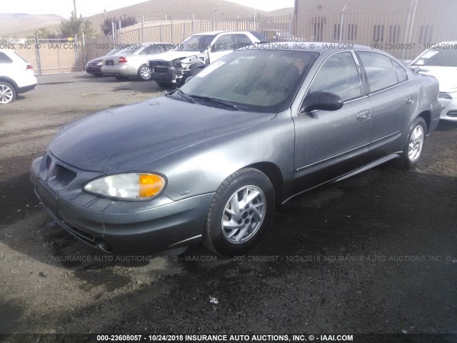 1G2NF52E64C240995 - 2004 PONTIAC GRAND AM SE1 GRAY photo 2