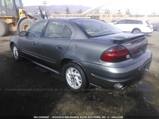 1G2NF52E64C240995 - 2004 PONTIAC GRAND AM SE1 GRAY photo 3