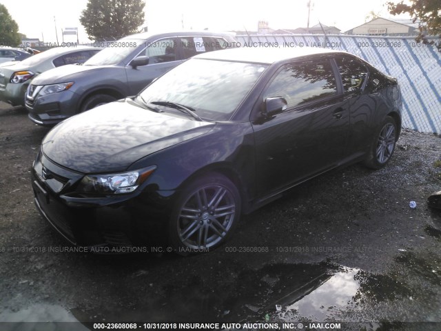 JTKJF5C78D3065068 - 2013 TOYOTA SCION TC 黑色 照片 2