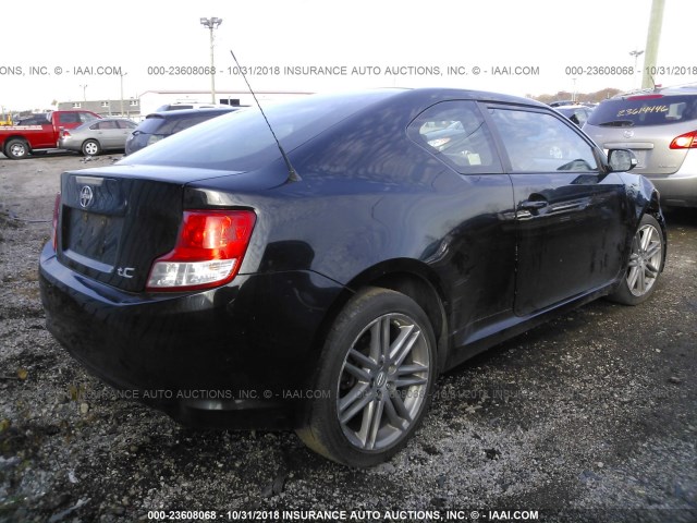 JTKJF5C78D3065068 - 2013 TOYOTA SCION TC 黑色 照片 4