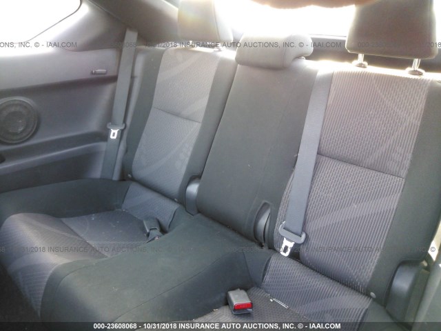 JTKJF5C78D3065068 - 2013 TOYOTA SCION TC 黑色 照片 8